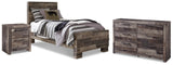 Derekson Multi Gray Youth Panel Bedroom Set from Ashley - Luna Furniture
