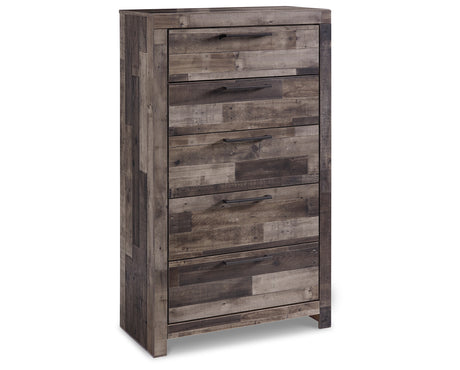 Derekson Multi Gray Queen Storage Bed and 2 Chests from Ashley - Luna Furniture