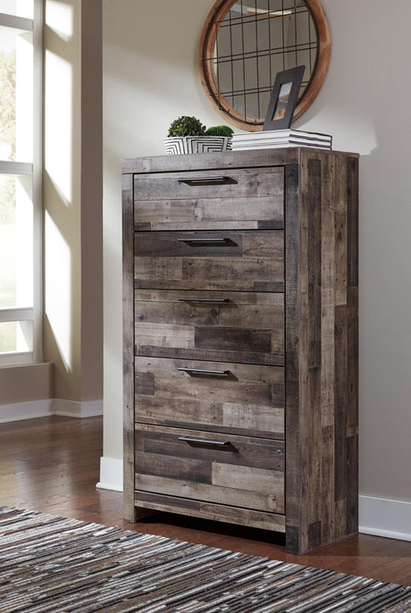Derekson Multi Gray Chest of Drawers from Ashley Furniture - Luna Furniture