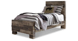 Derekson Multi Gray Twin Panel Bed from Ashley Furniture - Luna Furniture