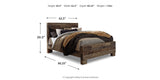 Derekson Multi Gray Queen Panel Bed from Ashley Furniture - Luna Furniture