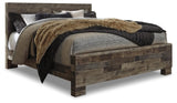 Derekson Multi Gray King Panel Bed from Ashley Furniture - Luna Furniture
