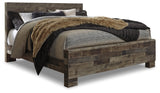 Derekson Multi Gray King Panel Bed from Ashley Furniture - Luna Furniture