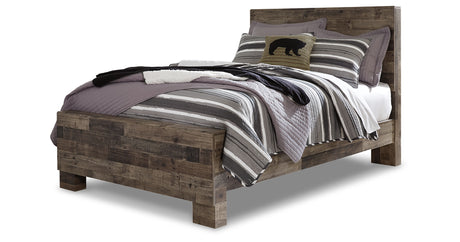 Derekson Multi Gray Full Panel Bed from Ashley - Luna Furniture