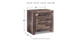 Derekson Multi Gray King Panel Headboard, Dresser, Mirror and Nightstand from Ashley - Luna Furniture