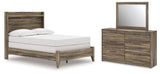 Elbrim Full Panel Bed, Dresser and Mirror from Ashley Furniture - Luna Furniture