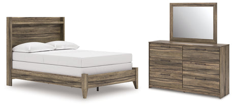 Elbrim Full Panel Bed, Dresser and Mirror from Ashley Furniture - Luna Furniture