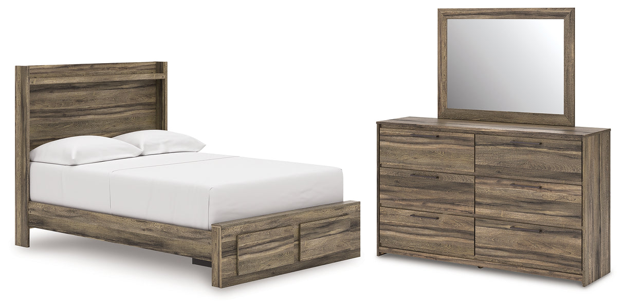 Elbrim Full Panel Storage Bed, Dresser and Mirror from Ashley Furniture - Luna Furniture