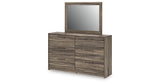 Elbrim Brown Dresser and Mirror from Ashley Furniture - Luna Furniture