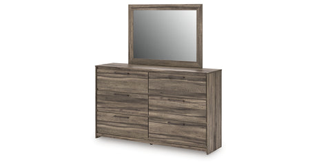 Elbrim Brown Dresser and Mirror from Ashley - Luna Furniture