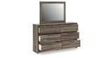 Elbrim King Panel Bed, Dresser, Mirror and 2 Nightstands from Ashley - Luna Furniture