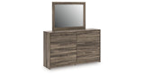 Elbrim Brown Dresser and Mirror from Ashley Furniture - Luna Furniture