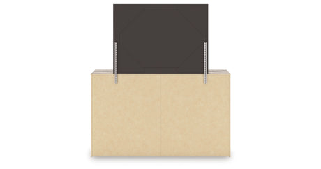 Elbrim Full Panel Storage Bed, Dresser and Mirror from Ashley Furniture - Luna Furniture