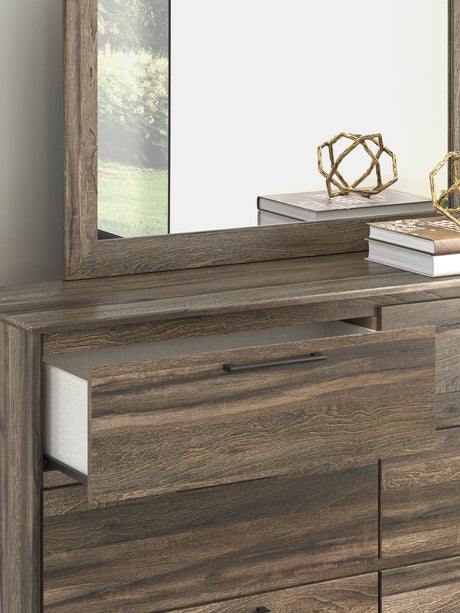 Elbrim Queen Panel Bed, Dresser and Mirror from Ashley Furniture - Luna Furniture