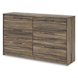 Elbrim Brown LED Panel Bedroom Set from Ashley - Luna Furniture