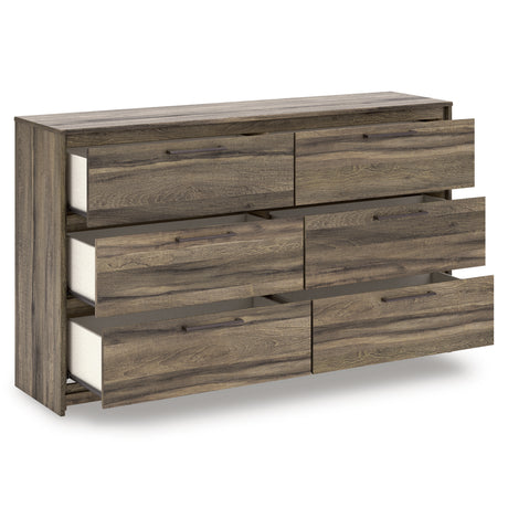 Elbrim Brown LED Panel Bedroom Set from Ashley - Luna Furniture