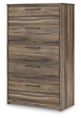 Elbrim Brown Chest of Drawers from Ashley Furniture - Luna Furniture