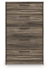 Elbrim King Panel Storage Bed, Chest and Nightstand from Ashley - Luna Furniture