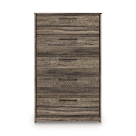 Elbrim Brown LED Panel Bedroom Set from Ashley - Luna Furniture