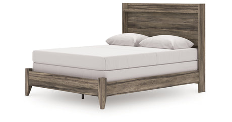 Elbrim Brown Queen Panel Bed from Ashley - Luna Furniture