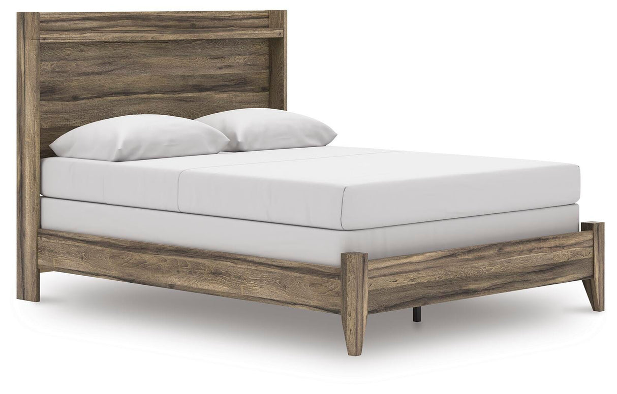 Elbrim Queen Panel Bed, Dresser and Mirror from Ashley Furniture - Luna Furniture