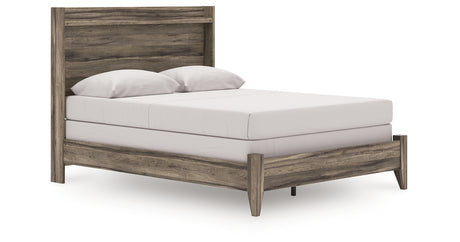 Elbrim Brown Queen Panel Bed from Ashley - Luna Furniture