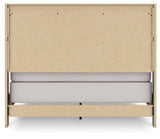 Elbrim Brown Queen Panel Bed, Dresser, Mirror and Nightstand from Ashley Furniture - Luna Furniture