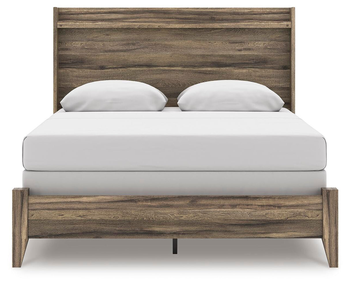 Elbrim Queen Panel Bed, Dresser and Mirror from Ashley Furniture - Luna Furniture