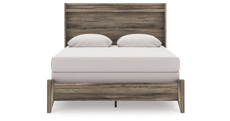 Elbrim Brown Queen Panel Bed from Ashley - Luna Furniture