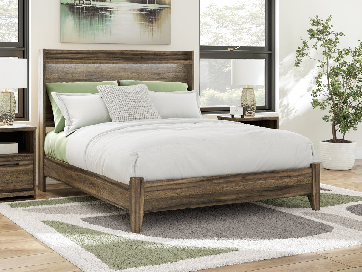 Elbrim Queen Panel Bed, Dresser and Mirror from Ashley Furniture - Luna Furniture