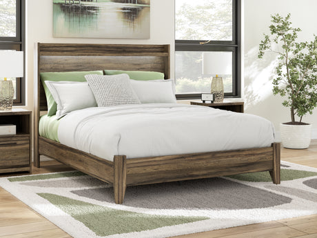 Elbrim Queen Panel Bed, Dresser and Mirror from Ashley Furniture - Luna Furniture