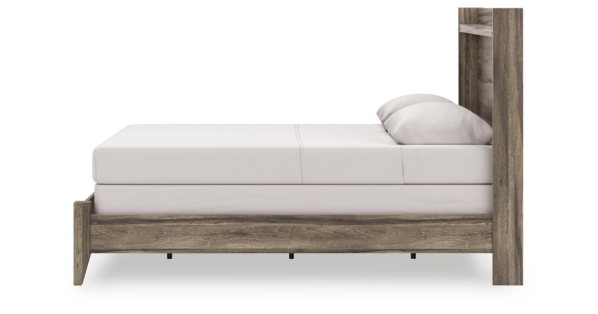 Elbrim Brown Queen Panel Bed from Ashley Furniture - Luna Furniture