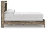 Elbrim Brown Queen Panel Bed, Dresser, Mirror and Nightstand from Ashley Furniture - Luna Furniture