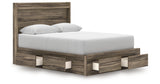 Elbrim Queen Panel Storage Bed, Dresser and Mirror from Ashley Furniture - Luna Furniture