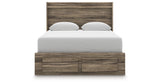 Elbrim Queen Panel Storage Bed, Dresser and Mirror from Ashley Furniture - Luna Furniture