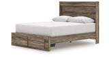 Elbrim Brown Queen Panel Storage Bed from Ashley - Luna Furniture