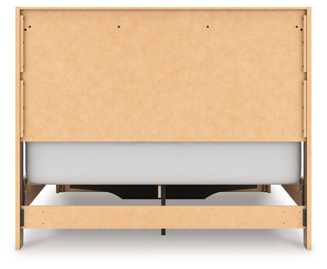 Elbrim Brown Queen Panel Storage Bed, Dresser, Mirror and Nightstand from Ashley Furniture - Luna Furniture