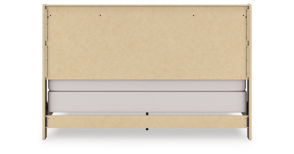 Elbrim Brown King Panel Bed from Ashley Furniture - Luna Furniture