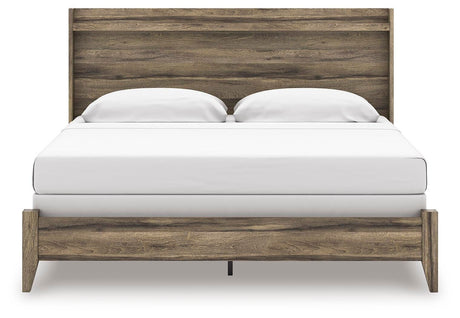 Elbrim King Panel Bed, Dresser, Mirror and 2 Nightstands from Ashley - Luna Furniture