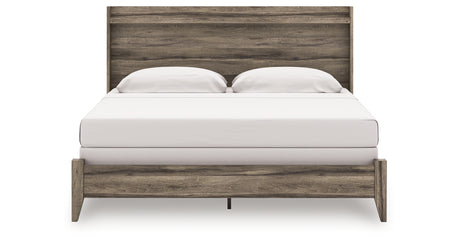 Elbrim Brown King Panel Bed from Ashley Furniture - Luna Furniture