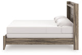 Elbrim Brown King Panel Bed, Dresser, Mirror and Nightstand from Ashley Furniture - Luna Furniture
