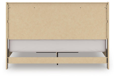 Elbrim Brown King Panel Storage Bed from Ashley - Luna Furniture