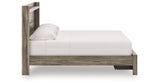 Elbrim Brown King Panel Storage Bed from Ashley - Luna Furniture
