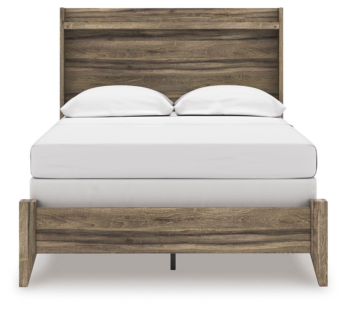 Elbrim Full Panel Bed, Dresser and Mirror from Ashley Furniture - Luna Furniture