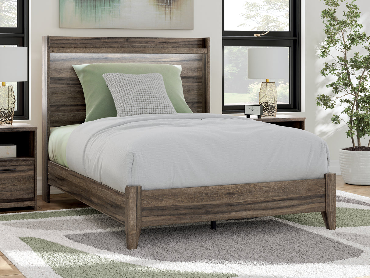 Elbrim Full Panel Bed, Dresser and Mirror from Ashley Furniture - Luna Furniture