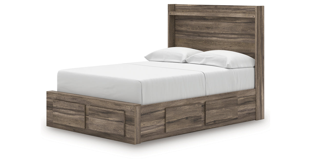 Elbrim Full Panel Storage Bed, Dresser and Mirror from Ashley Furniture - Luna Furniture