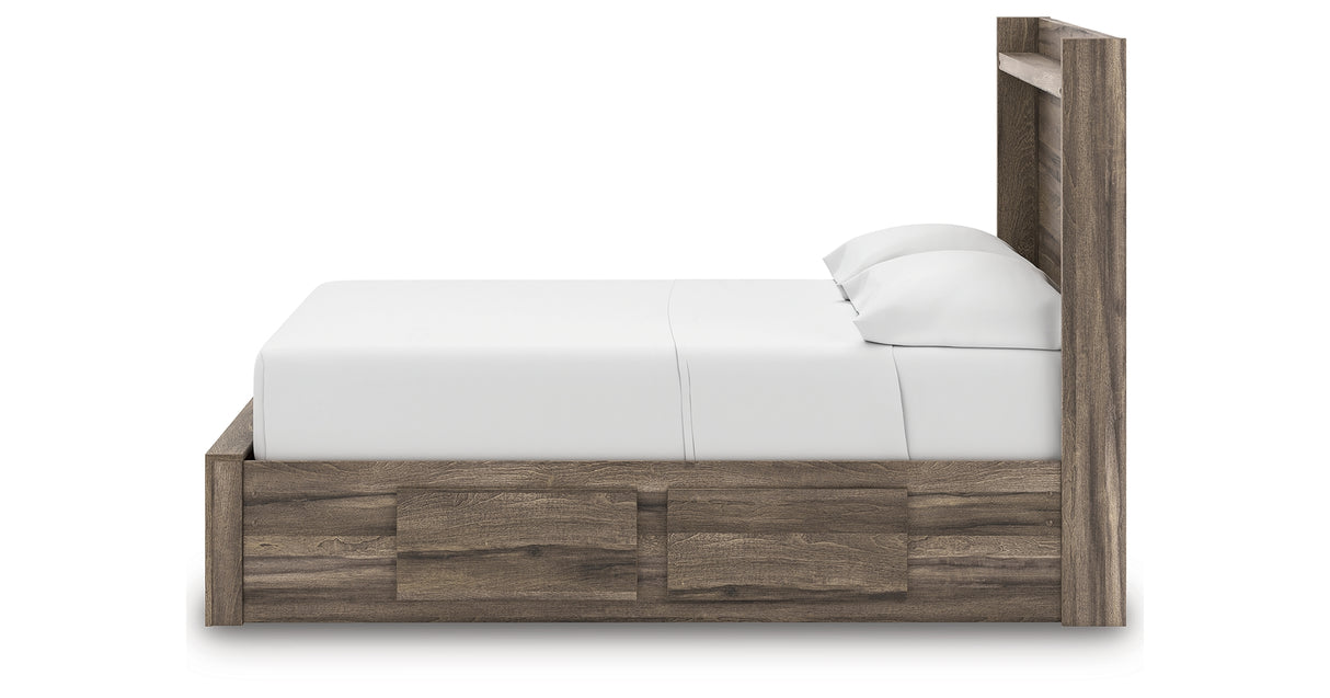 Elbrim Full Panel Storage Bed, Dresser and Mirror from Ashley Furniture - Luna Furniture
