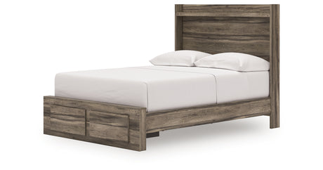 Elbrim Brown Full Panel Storage Bed from Ashley Furniture - Luna Furniture