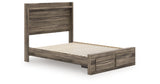 Elbrim Brown Full Panel Storage Bed from Ashley Furniture - Luna Furniture