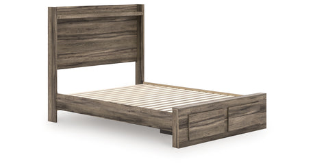Elbrim Brown Full Panel Storage Bed from Ashley Furniture - Luna Furniture